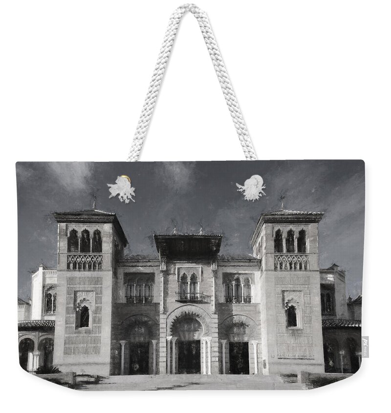 Joan Carroll Weekender Tote Bag featuring the photograph Seville Museum by Joan Carroll