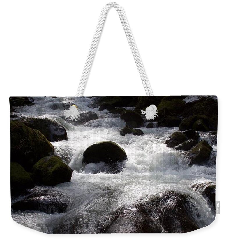 Shadow Flow Weekender Tote Bag featuring the photograph Shadow Flow by Dylan Punke