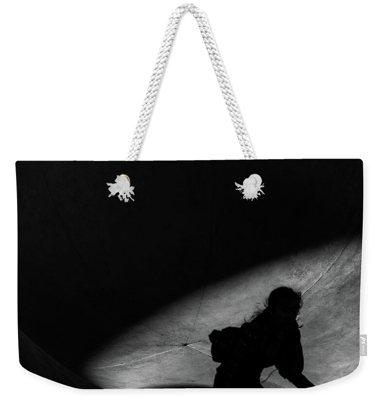 Shadow Weekender Tote Bag featuring the photograph Shadow by Robert McKay Jones