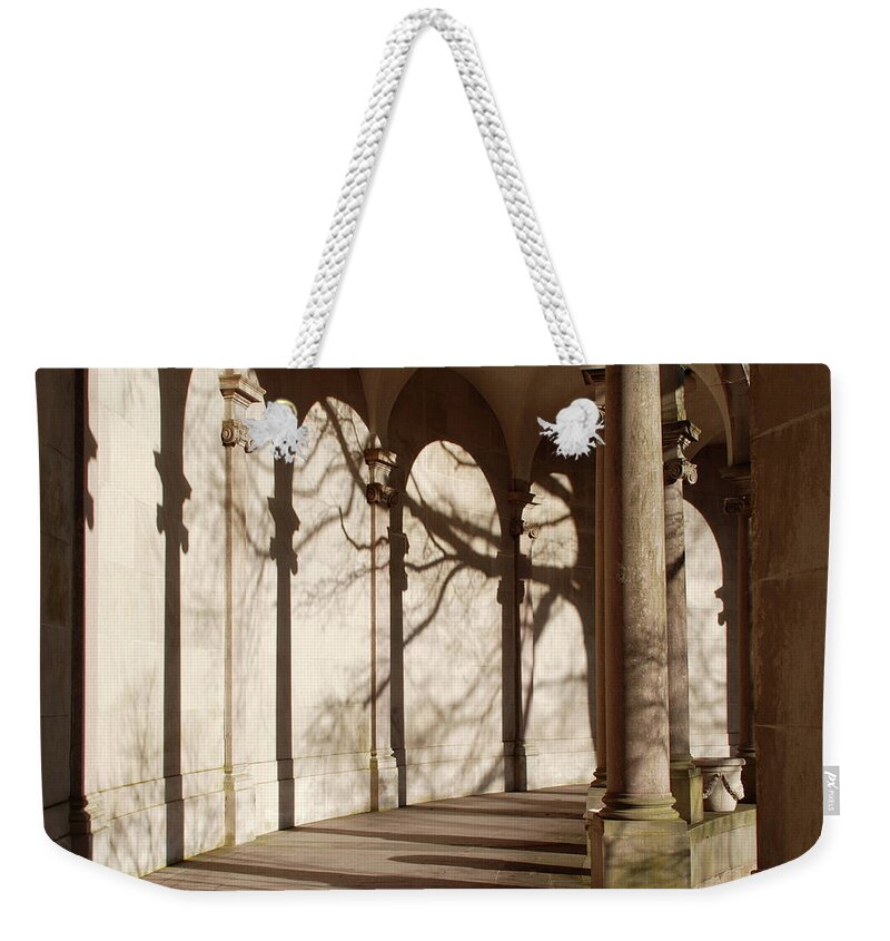 Monmouth University Weekender Tote Bag featuring the photograph Shadows and Curves by Richard Bryce and Family