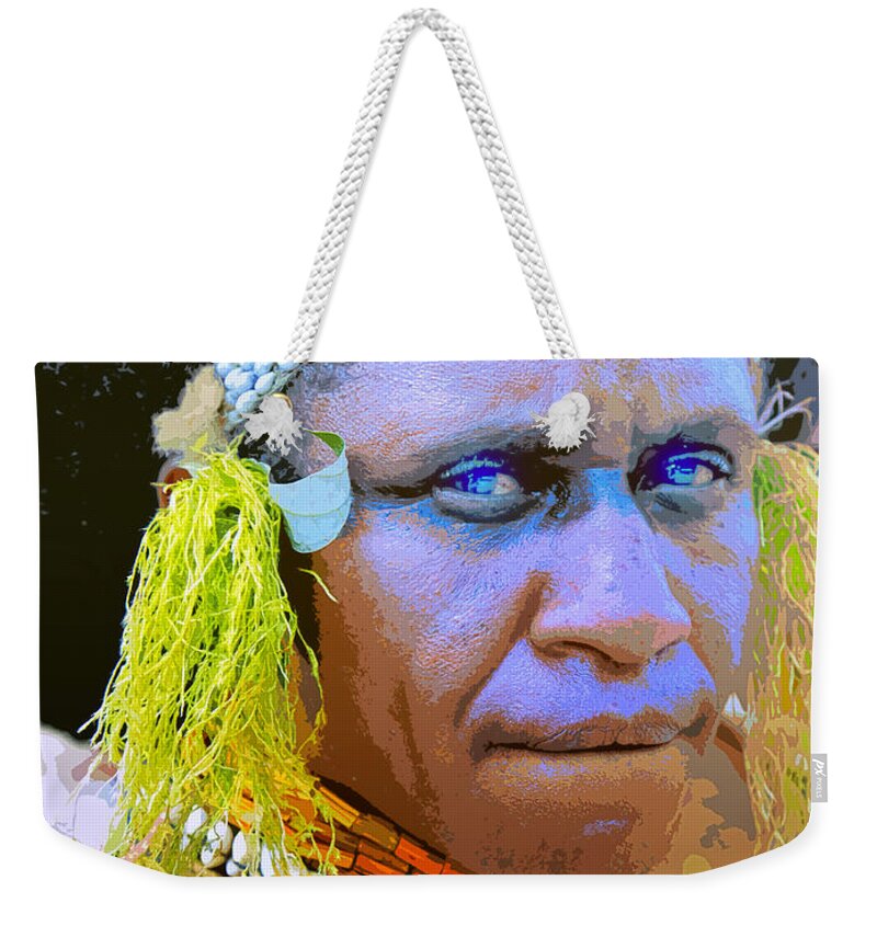 Shaman Weekender Tote Bag featuring the photograph Shaman 1 by Dominic Piperata