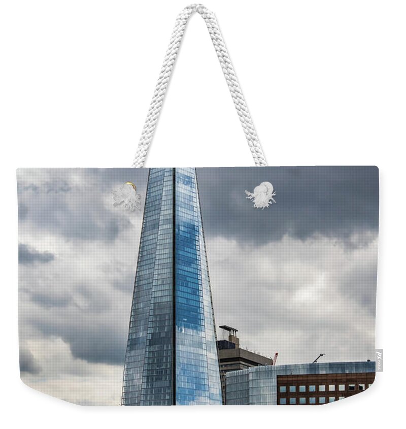 Architecture Weekender Tote Bag featuring the photograph Shard number 1 by Howard Ferrier