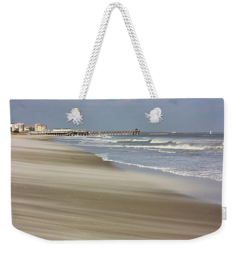 Cocoa Beach Weekender Tote Bag featuring the photograph Shifting Sands by Kristin Elmquist