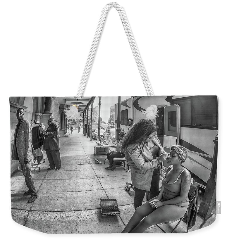 Milwaukee Downtown Weekender Tote Bag featuring the photograph Show Time by Kristine Hinrichs