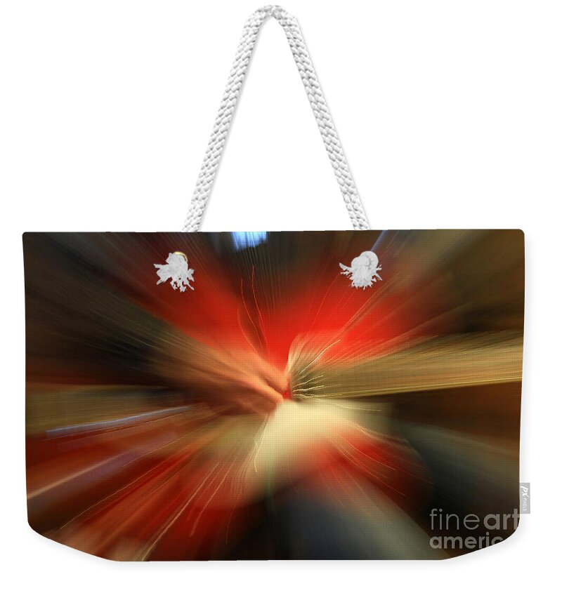 Guitar Weekender Tote Bag featuring the photograph Shredding the Gretsch by Rick Rauzi