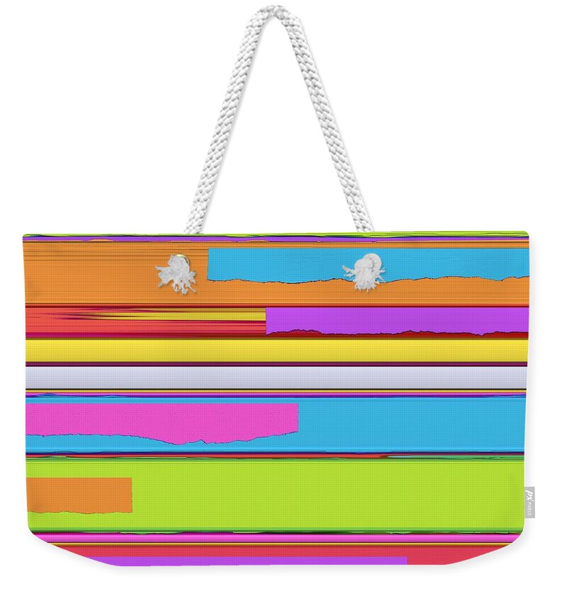 Side Streets Weekender Tote Bag featuring the digital art Side streets by Keith Mills