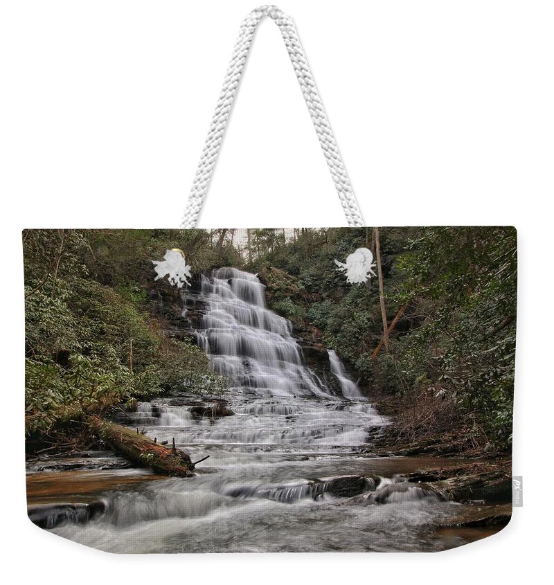 Sids Falls Weekender Tote Bag featuring the photograph Sids Falls by Chris Berrier