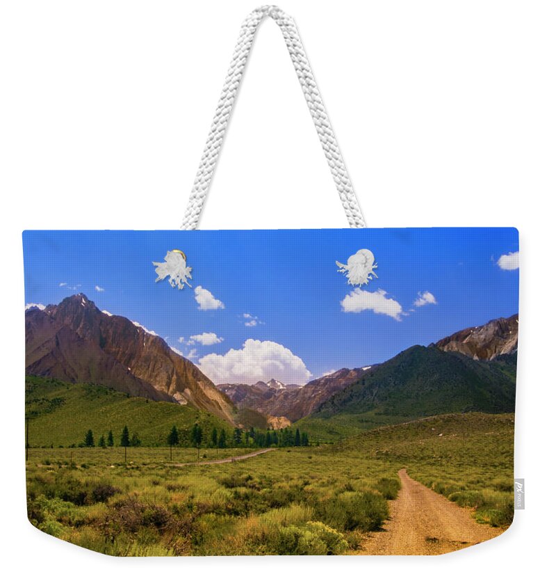 Sierra Mountains Weekender Tote Bag featuring the photograph Sierra Mountains - Mammoth Lakes, California by Bryant Coffey
