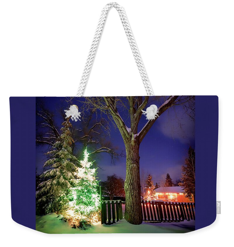 Night Weekender Tote Bag featuring the photograph Silent Night by Cat Connor