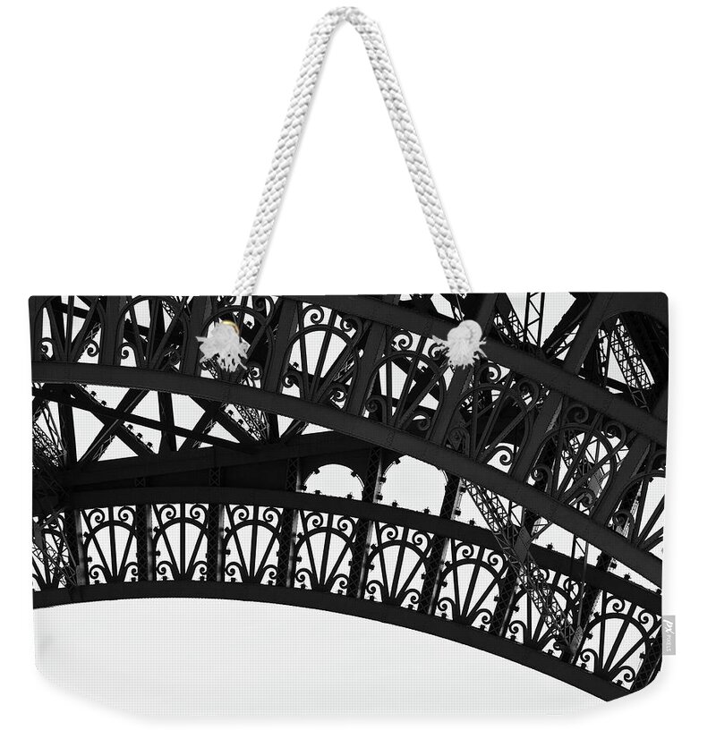 Silhouette Weekender Tote Bag featuring the photograph SILHOUETTE - Paris, France by Melanie Alexandra Price