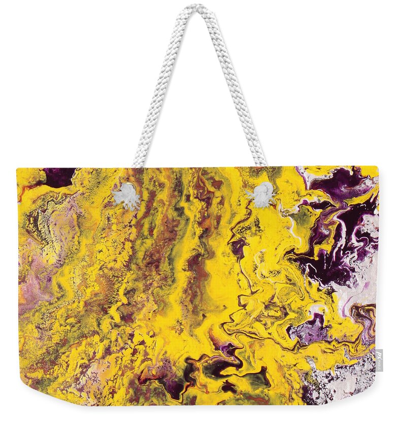 Fusionart Weekender Tote Bag featuring the painting Silhouette by Ralph White