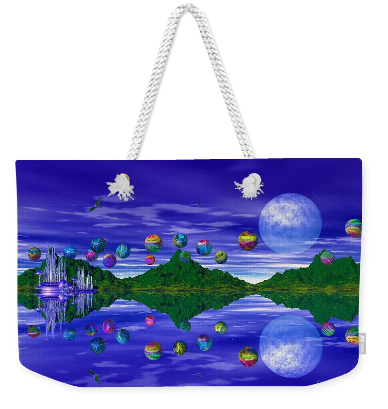 Palace Weekender Tote Bag featuring the photograph Silver Palace by Mark Blauhoefer