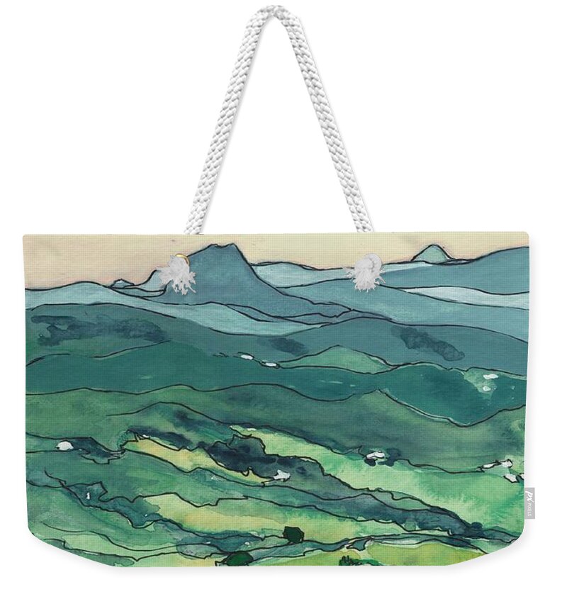  Weekender Tote Bag featuring the painting Simply Noosa 4 by Joan Cordell