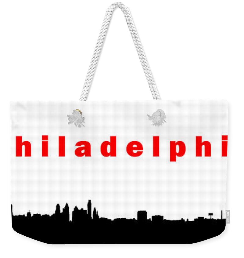 Philadelphia Weekender Tote Bag featuring the photograph Simply Philadelphia by Olivier Le Queinec