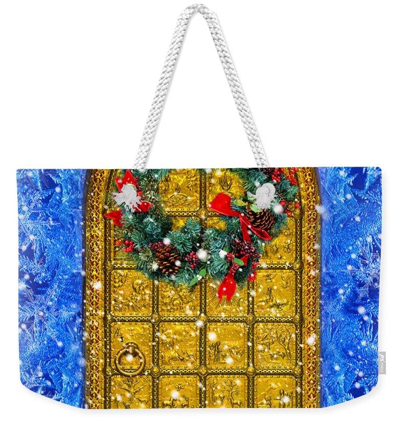 Christmas Weekender Tote Bag featuring the photograph Singing Tower Carol by Iryna Goodall