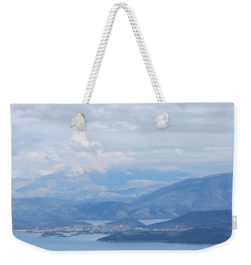 Six Islands Weekender Tote Bag featuring the photograph Six Islands by George Katechis