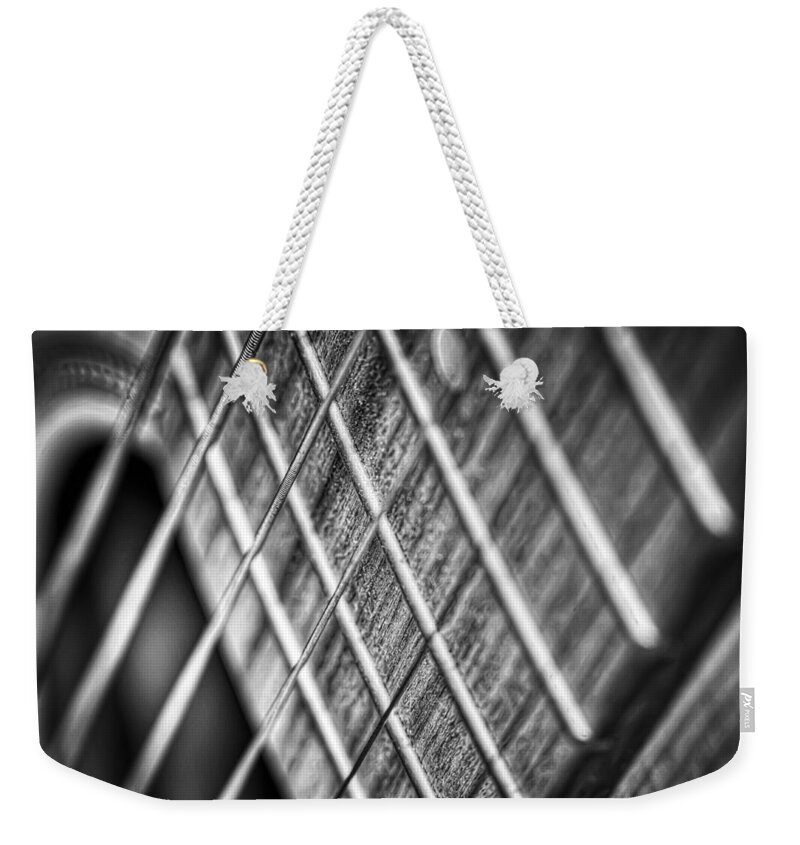 Guitar Weekender Tote Bag featuring the photograph Six strings by Scott Norris