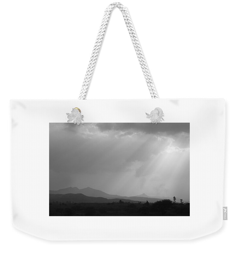 Blessings Weekender Tote Bag featuring the photograph SKC 4928 Blessings are Showering by Sunil Kapadia