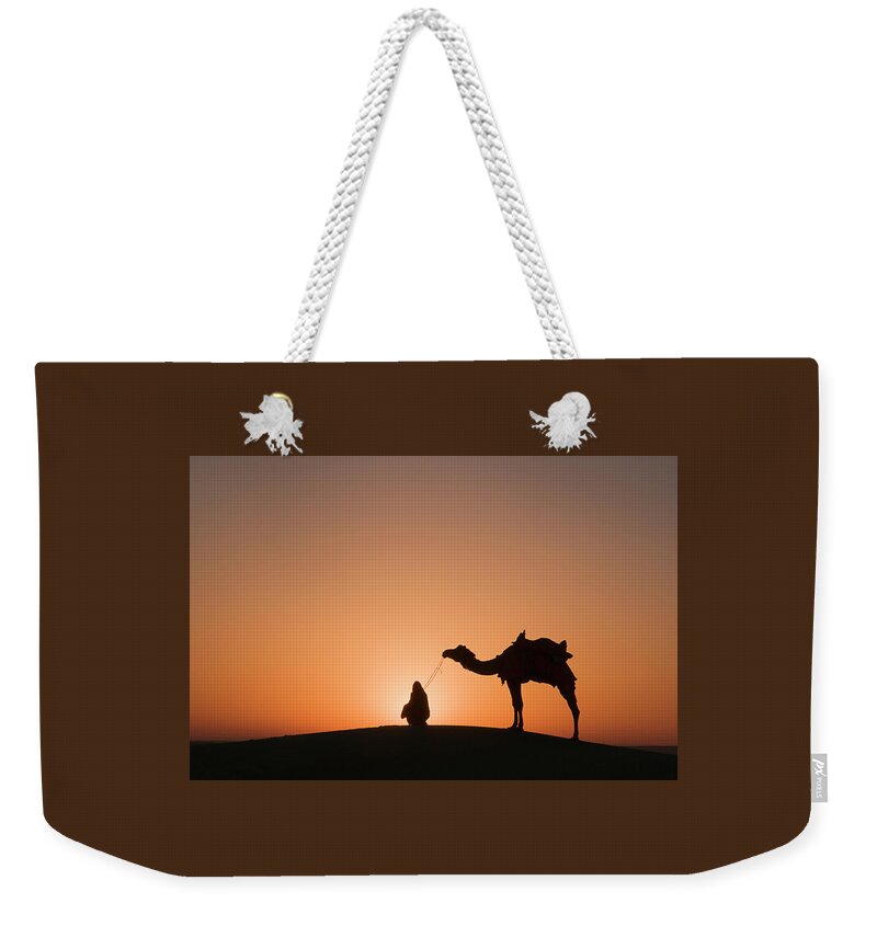 Halo Weekender Tote Bag featuring the photograph SKN 0893 Halo of Sunrise by Sunil Kapadia