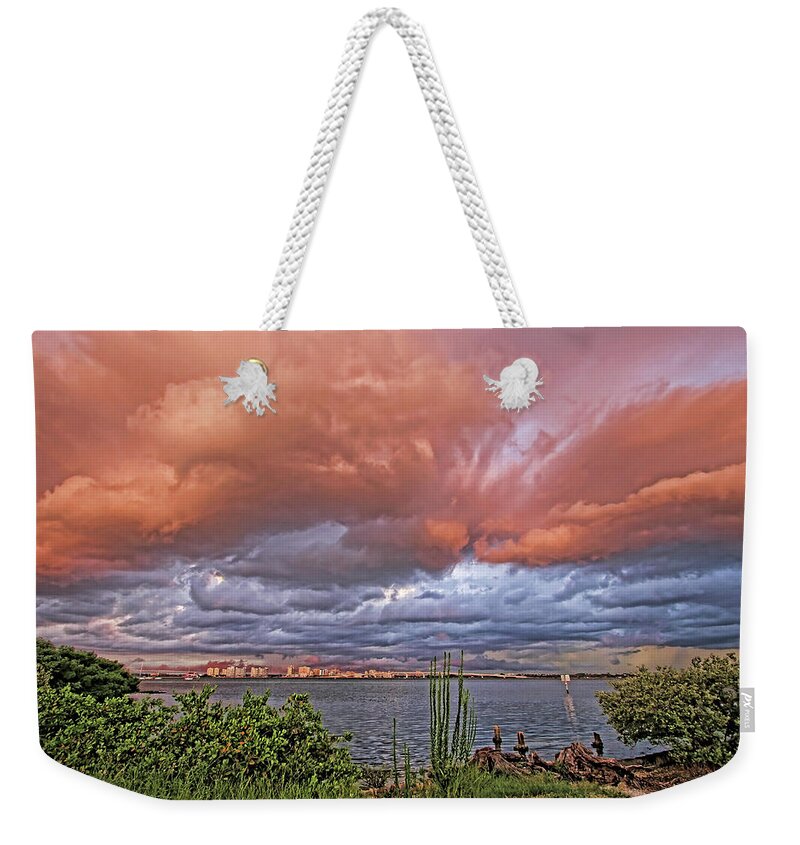 Storm Clouds Weekender Tote Bag featuring the photograph Sky Drama by HH Photography of Florida