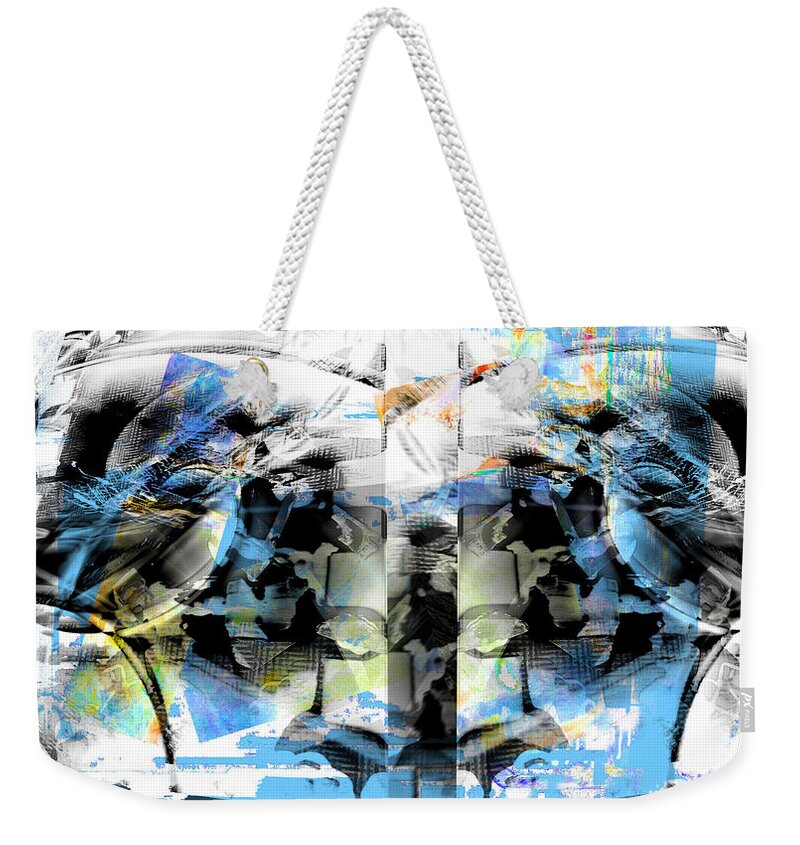 Sky Weekender Tote Bag featuring the digital art Sky In Clouds by Art Di
