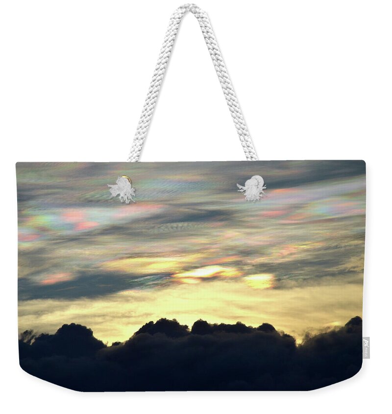 Sky Weekender Tote Bag featuring the photograph Sky by Jackie Russo