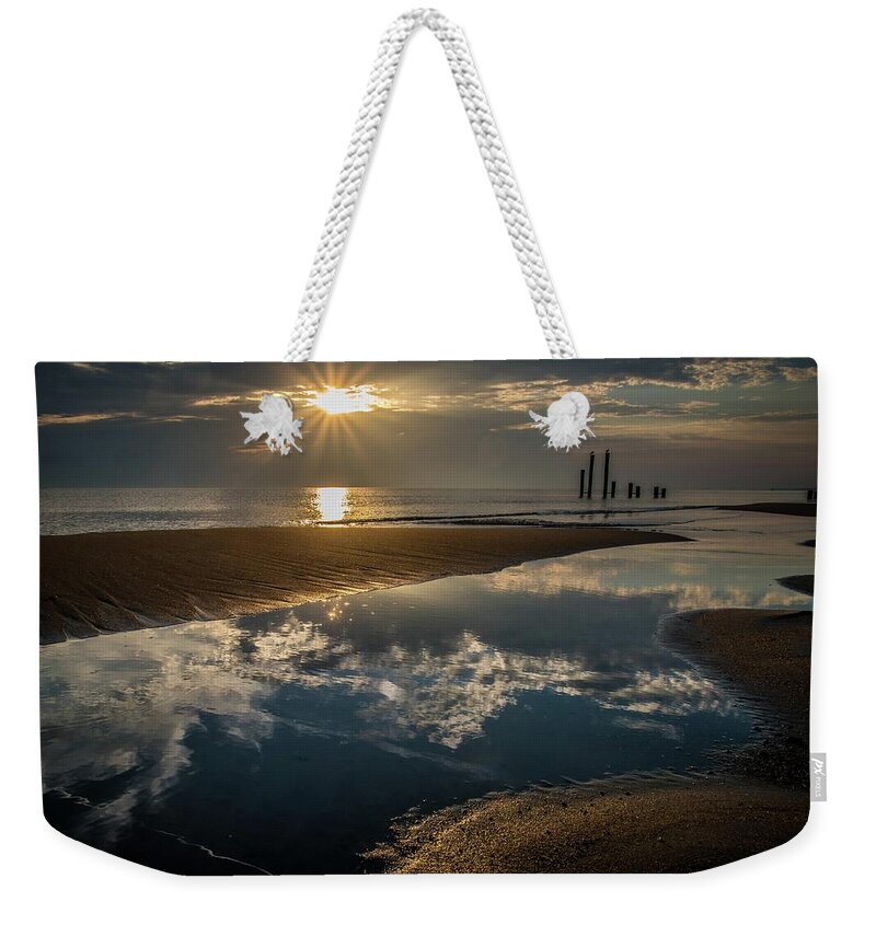 Clouds Weekender Tote Bag featuring the photograph Sky Portal by Larkin's Balcony Photography