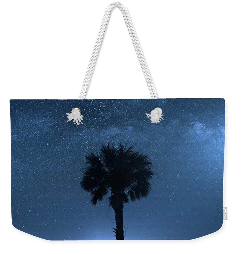 Milky Way Weekender Tote Bag featuring the photograph Sky River by Mark Andrew Thomas