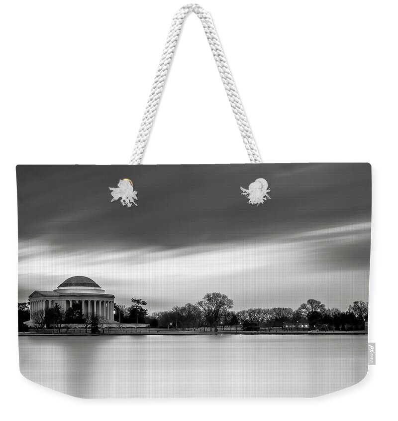 Black And White Weekender Tote Bag featuring the photograph Sleeping Giant by Edward Kreis