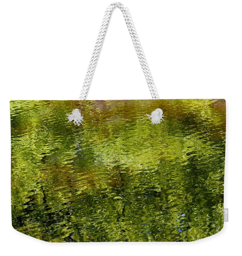  Weekender Tote Bag featuring the photograph Slight Summer Ripple by Polly Castor