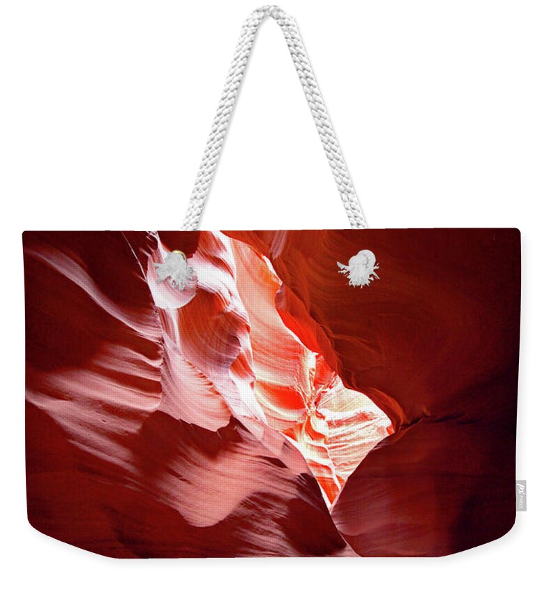  Weekender Tote Bag featuring the digital art Slot Canyon 2 by Darcy Dietrich