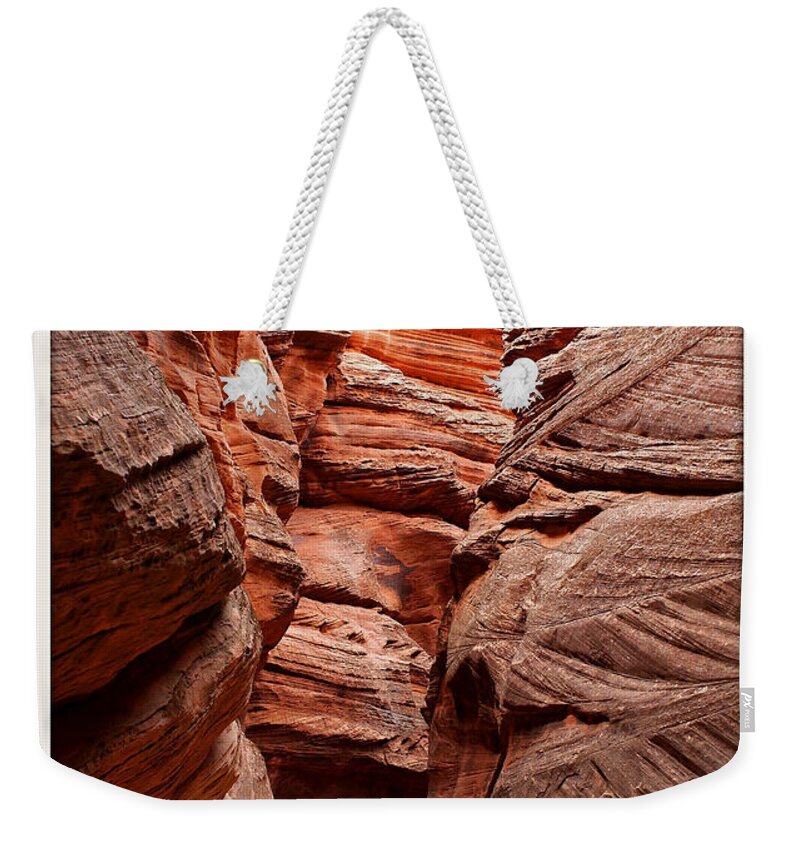 Slot Canyon Weekender Tote Bag featuring the photograph Slot Canyons by Farol Tomson