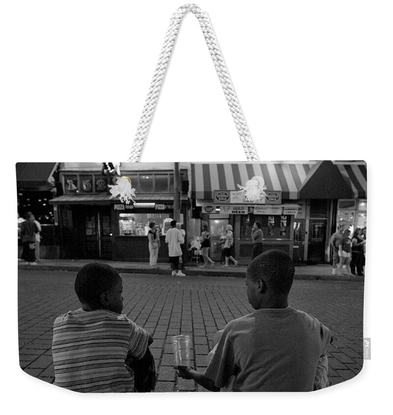 Lawrence Weekender Tote Bag featuring the photograph Slow Night by Lawrence Boothby