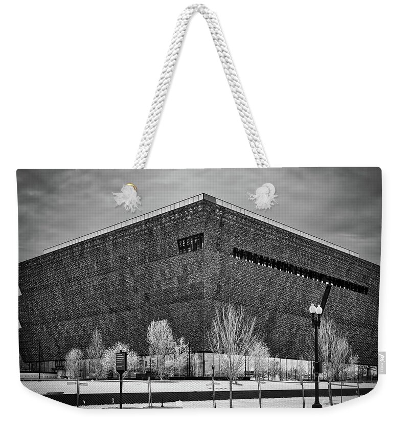 Washington Weekender Tote Bag featuring the photograph Smithsonian National Museum of African American History and Culture by Izet Kapetanovic