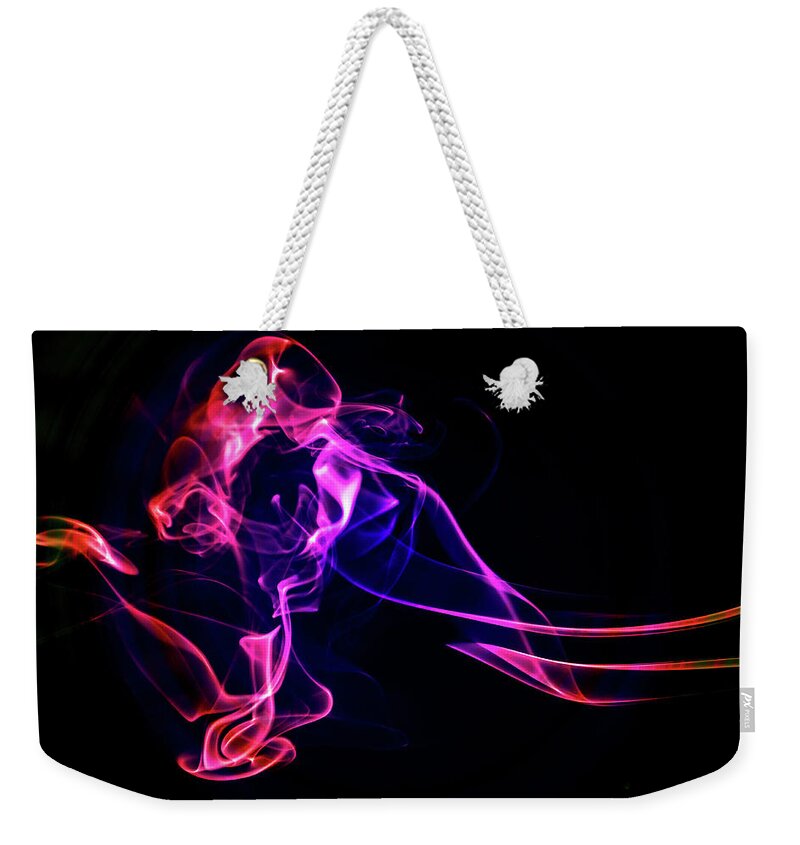 Smoke Weekender Tote Bag featuring the photograph Smoking Ghost by Robert Caddy