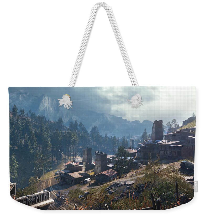 Sniper Ghost Warrior 3 Weekender Tote Bag featuring the digital art Sniper Ghost Warrior 3 by Super Lovely