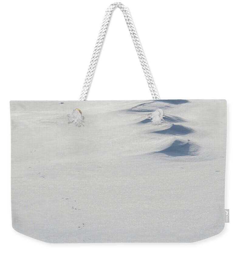 Winter Weekender Tote Bag featuring the photograph Snow Drifts by Azthet Photography