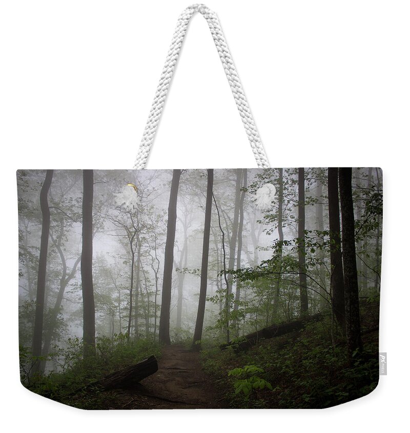 Landscape Photography Weekender Tote Bag featuring the photograph So Foggy by Ben Shields