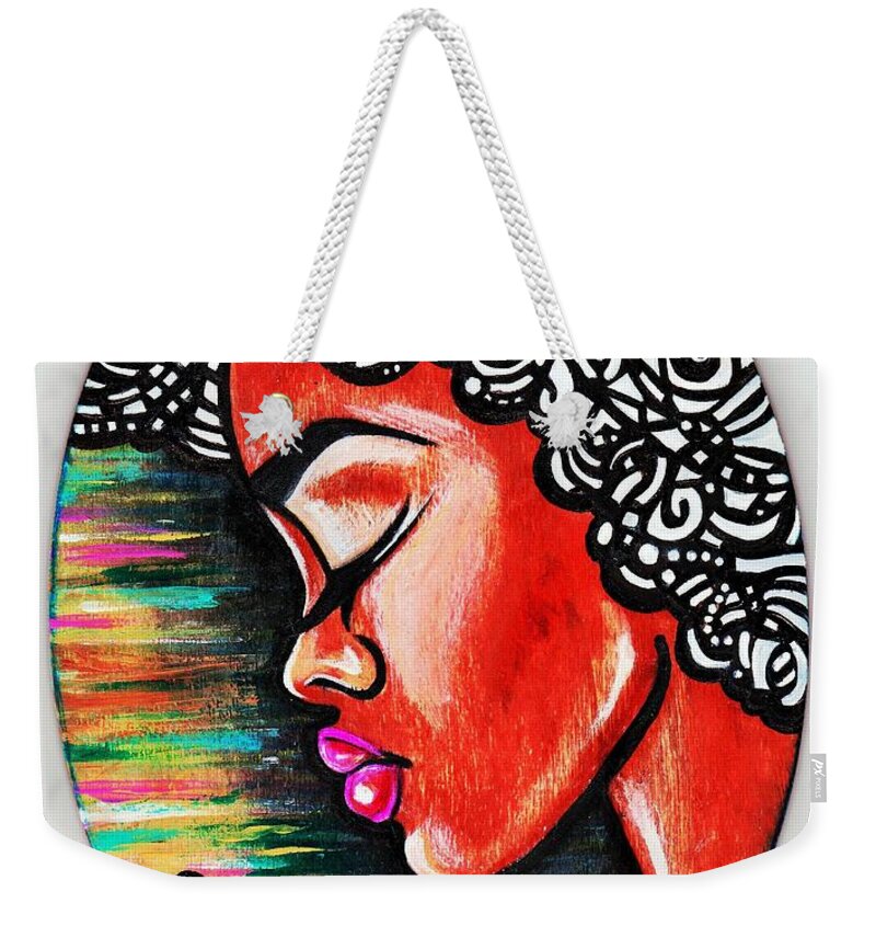 Artbyria Weekender Tote Bag featuring the photograph So She Repeated by Artist RiA