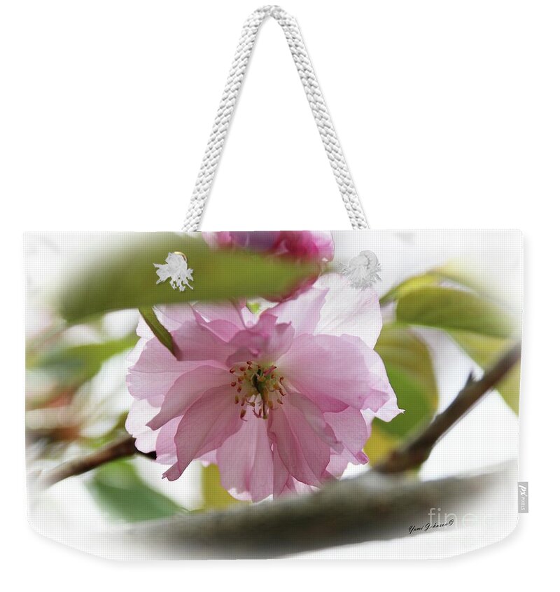 Flowers Weekender Tote Bag featuring the photograph Soft and Gentle by Yumi Johnson