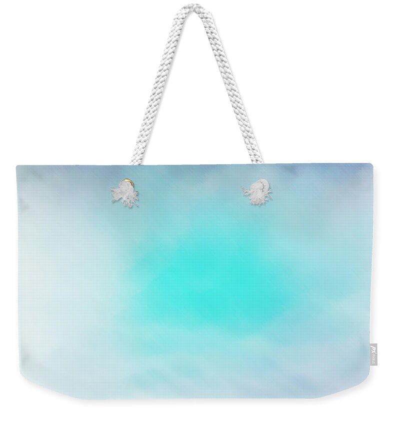 Soft Weekender Tote Bag featuring the photograph Soft blues by Max Mullins