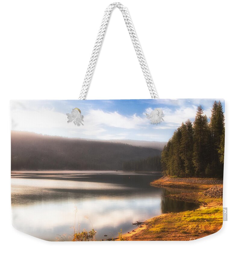 Sierras Weekender Tote Bag featuring the photograph Soft Sunrise by Anthony Michael Bonafede