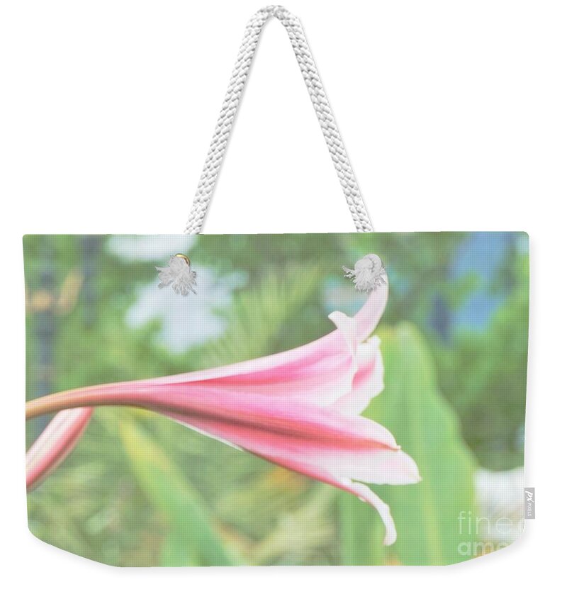 Flowers Weekender Tote Bag featuring the photograph Softly colored by Merle Grenz