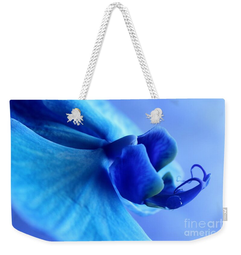 Orchid Weekender Tote Bag featuring the photograph Softly Seeking by Krissy Katsimbras
