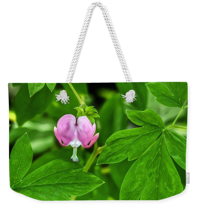 Heart Weekender Tote Bag featuring the photograph Solitary Heart by Kerri Farley