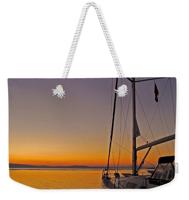 North America Weekender Tote Bag featuring the photograph Somewhere beyond the Sea ... by Juergen Weiss
