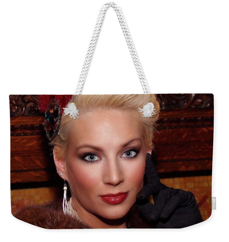 Lady Weekender Tote Bag featuring the photograph Sophisticated Lady by Jimmy Ostgard