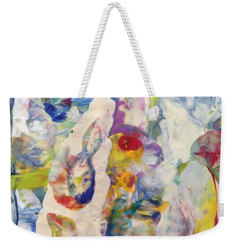  Weekender Tote Bag featuring the painting Soul Filled by Sperry Andrews