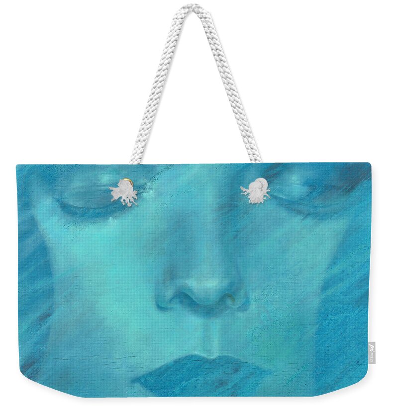 Soul Weekender Tote Bag featuring the painting Soul by Ragen Mendenhall