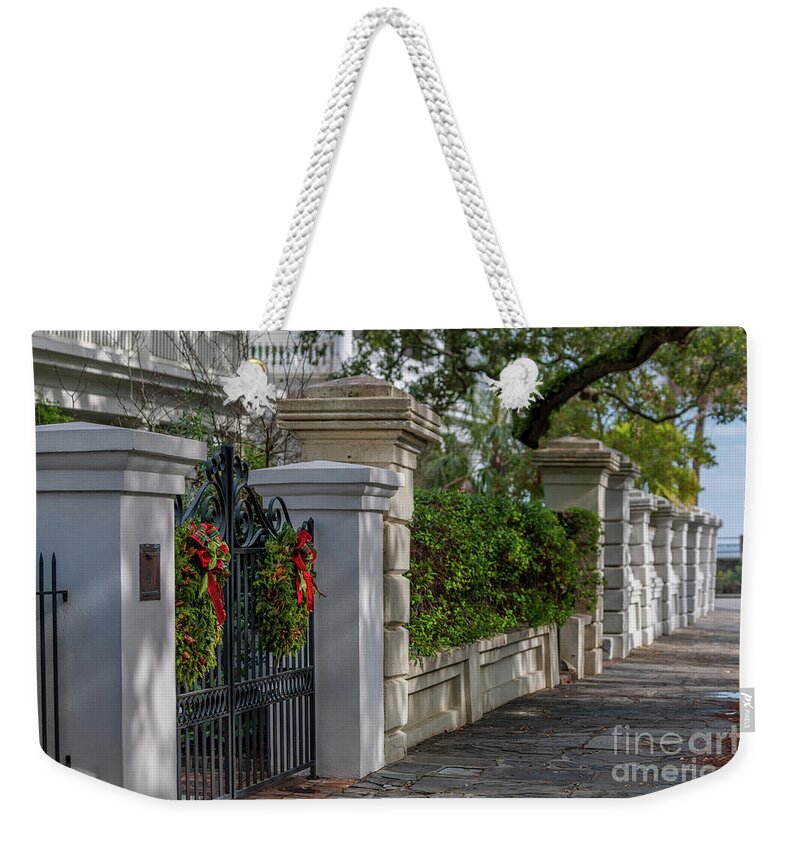 4 Weekender Tote Bag featuring the photograph South Battery Stroll by Dale Powell